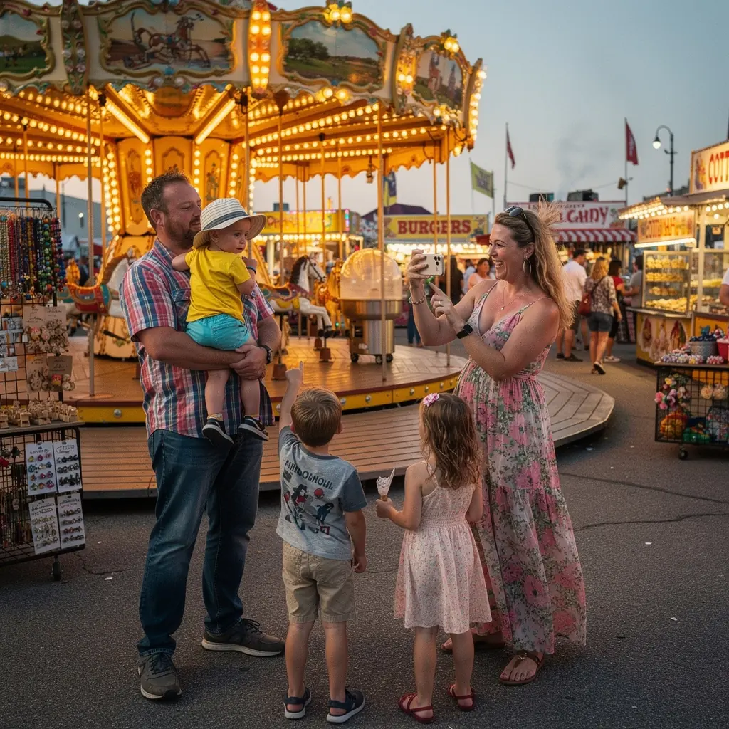 Grupa turystów planująca wspólną podróż przy stole w kawiarni.